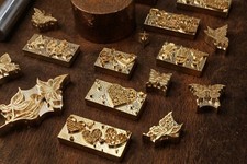 Custom leather stamp brass