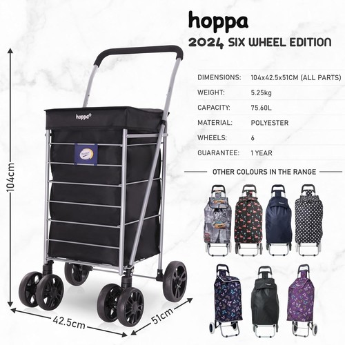 Lightweight shopping trolley - lightweight, 6