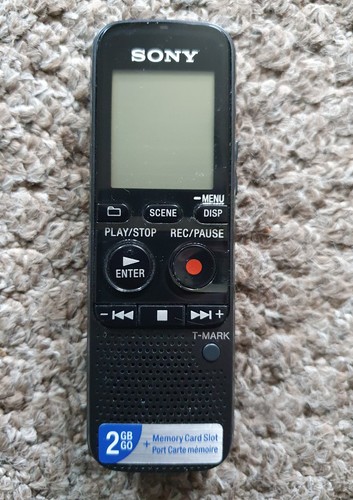 Sony voice recorder 2gb stereo - recorder,