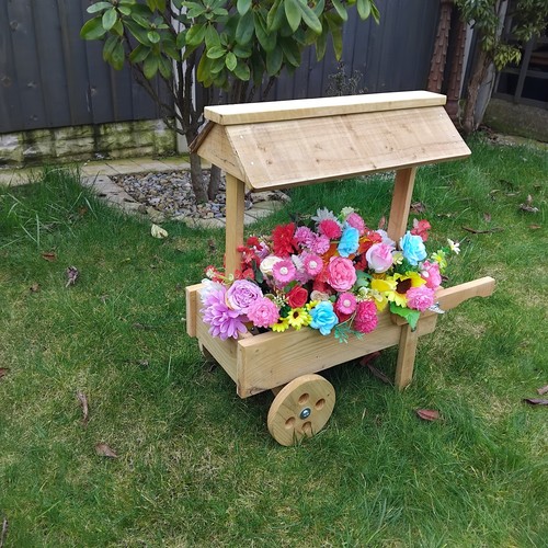 Lovely wooden flower stall - lovely,