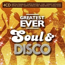 Greatest Ever Soul & Disco 4-CD NEW SEALED Chic/Lakeside/Zapp/Shalamar/Trammps+