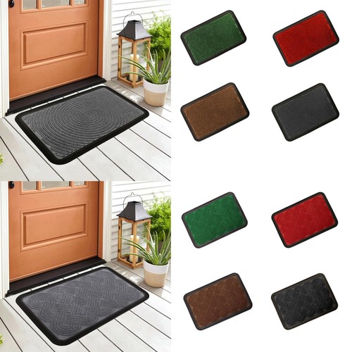 Natural coir door - door, mat