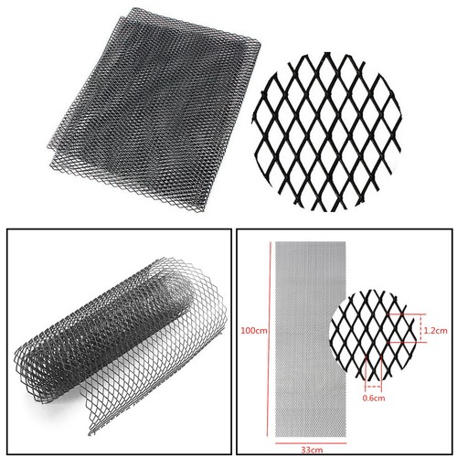 40x13 black aluminum - black,