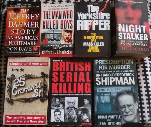 True crime books mixed - mixed, joblot