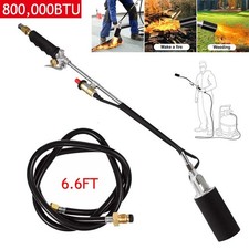 Roofers Roofing Brazing Hose Propane Butane Gas Torch Burner Blow Kit Long Arm U