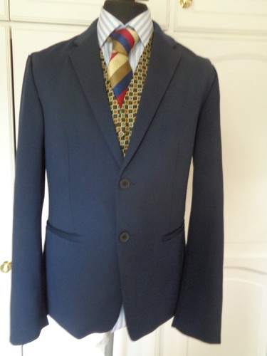 Zara navy comfort stretch - navy,