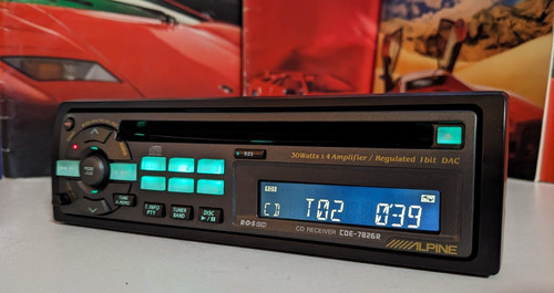 Alpine cde 7826r car - alpine, cde-7826r