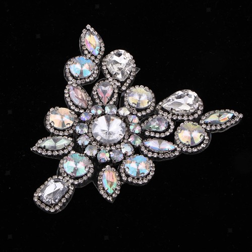 Sew beaded rhinestone applique - rhinestone,