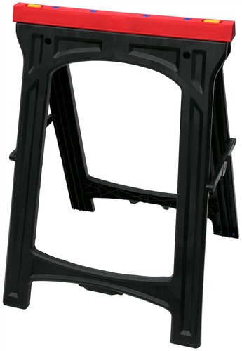 Folding saw horse plastic - horse,