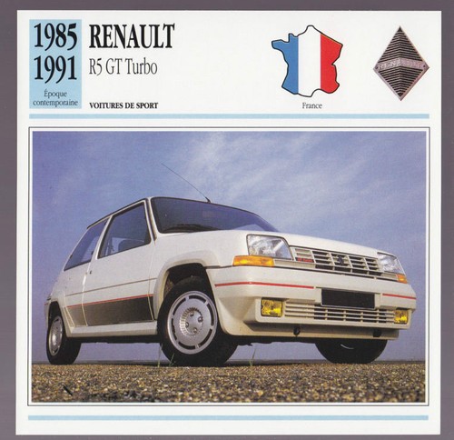1985 1991 renault turbo - 1985-1991, gt