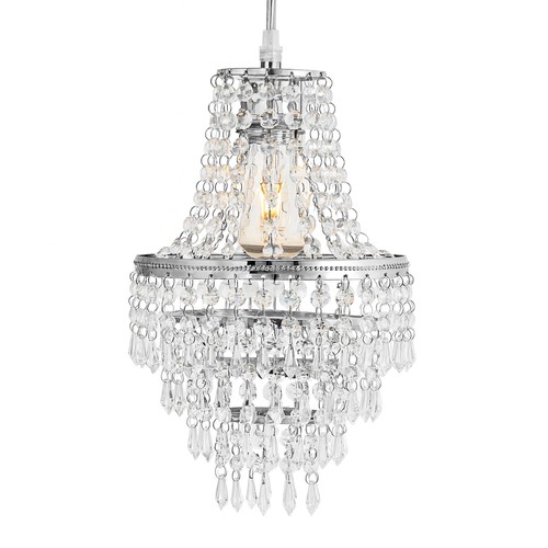 Acrylic teardrop pendant light - teardrop,
