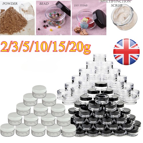 20g empty clear plastic - clear,