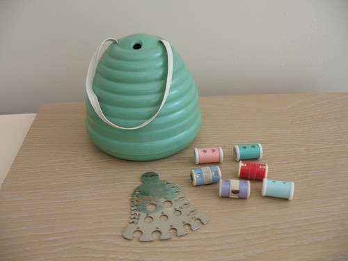 Vintage ware bakelite beehive - vintage,