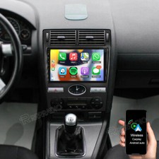 Android 15 Radio Stereo Wireless CarPlay Sat Nav GPS For Ford Mondeo 3 2004-2007