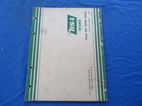 1968 bsa spares - list, b44