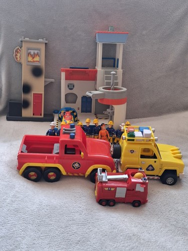 Fireman sam pvc figures bundle - fireman,