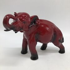 RARE Vintage Royal Doulton Flambe Asian Elephant, 5.5 Inches Tall, 7.5" Long