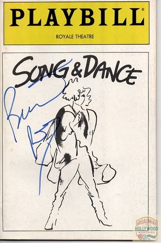 Song dance playbill - &, signed