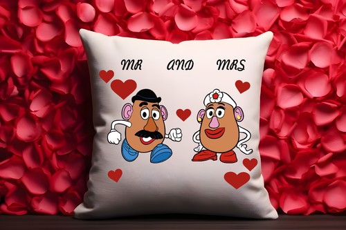 Mrs potato head - potato, cushion
