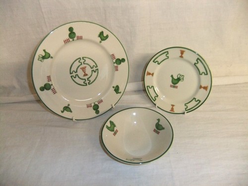 English pottery cloverleaf - english,