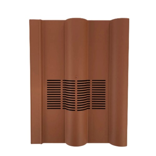 Double roman roof tile - double, vent
