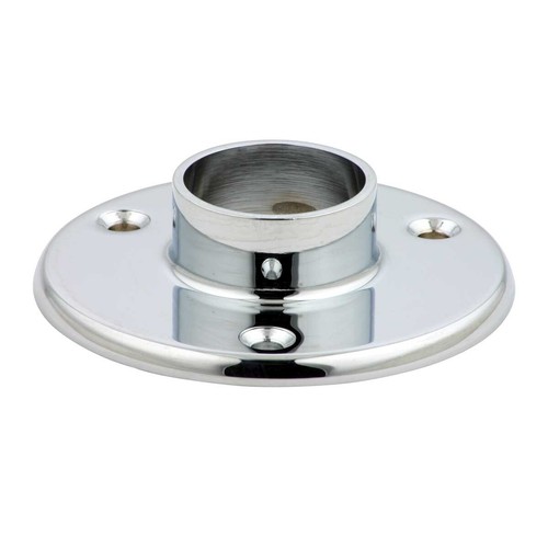 Wall flange bar foot rail - 5",