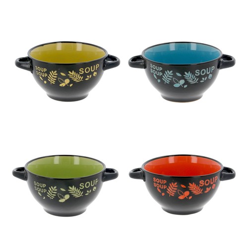Soup bowls with handles large - handles,
