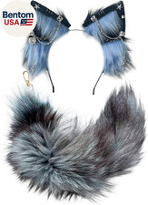 Cat Fox Wolf Ears and Tail Set