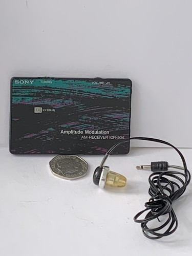 Vintage rare sony thin radio - vintage,