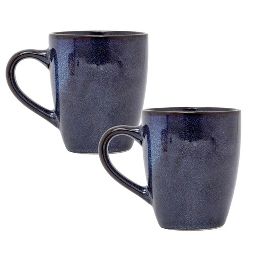 Set blue reactive glaze - reactive,