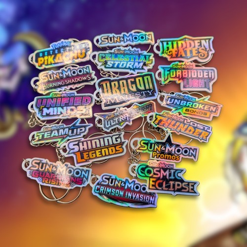 Pokemon binder tag keychains - tag,