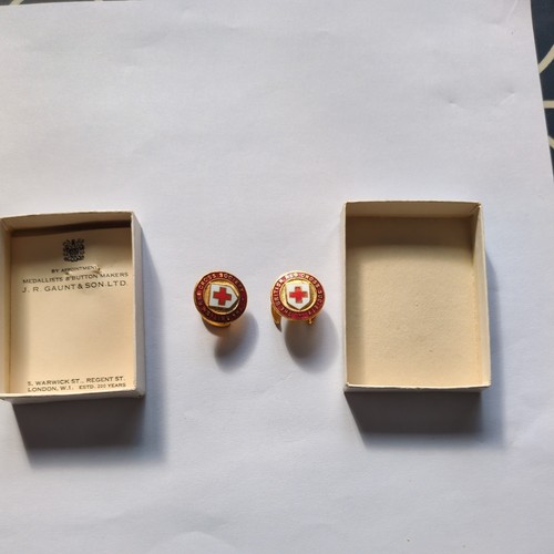 Pair vintage british red - of,
