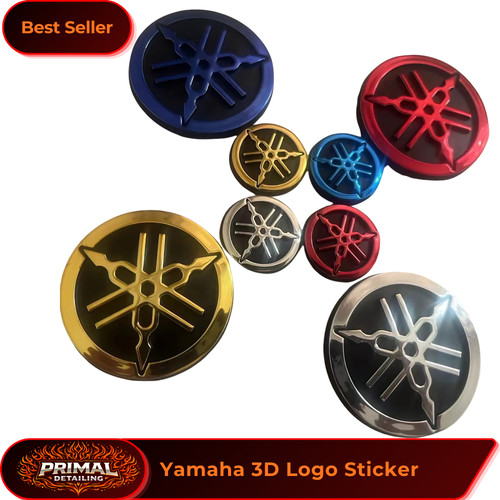 Yamaha logo sticker - 3d,