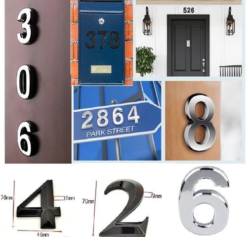 House door numbers plaques - door,