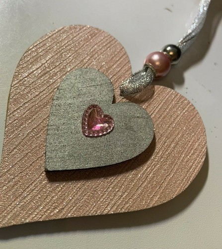 Pink silver textured - pink, stripe