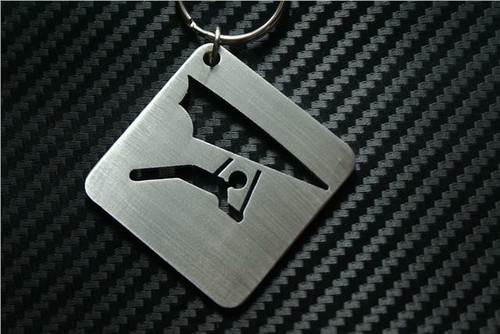 Hang glider keyring - hang,