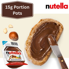 Nutella Hazelnut Chocolate Spread 15g Single Portion Pots - Various Pack Sizes