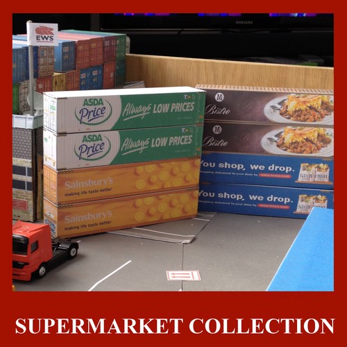 Rail freight shipping - oo, 1:76