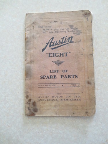 Original 1939 austin eight - original,