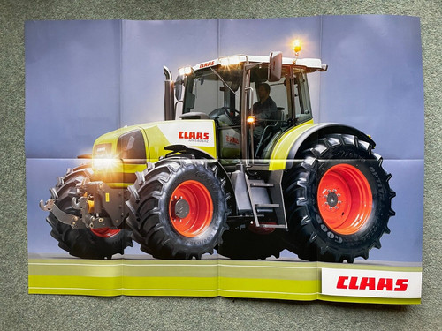 Claas ares tractor poster - tractor,