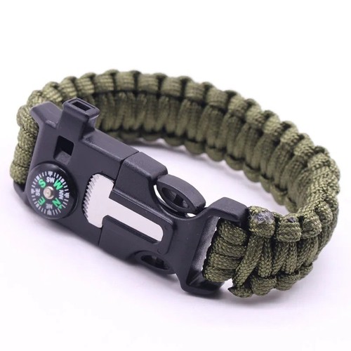 Survival paracord bracelet - survival,