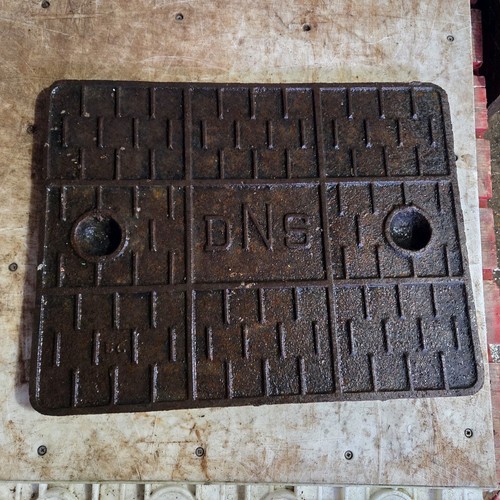 Used cast iron - manhole, cover