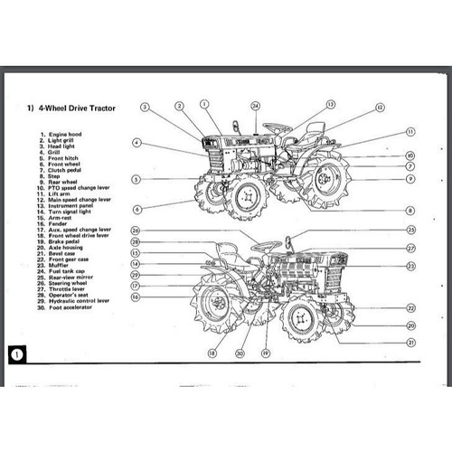 Iseki tx1000 tx1300 tx1500 - tx1000,