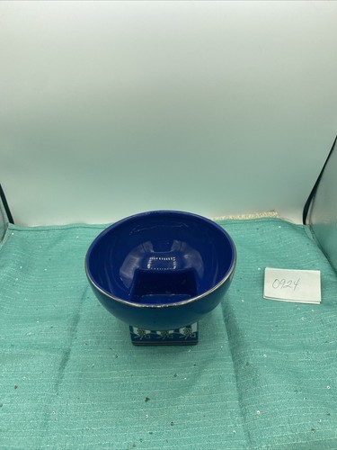 Deep blue cashe pot - pot, by