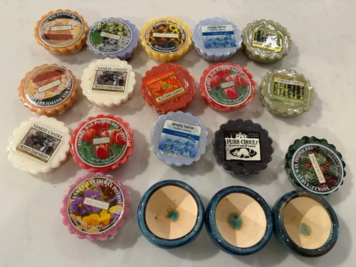 Vtg yankee candle wax tart - yankee,
