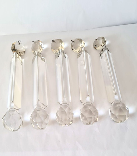 Victorian crystal lustre - 5,