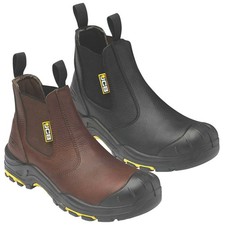 Mens JCB Dealer Work Safety Steel Toe Midsole Ankle S3 Boots Sizes 6 to 14