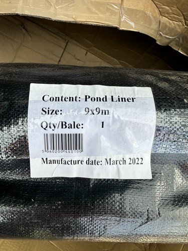Heavy duty black garden pond - heavy,