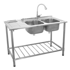 KuKoo Catering Sink Stainless Steel Kitchen Commercial Customer Return UG