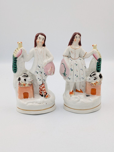 Victorian staffordshire figure - staffordshire,
